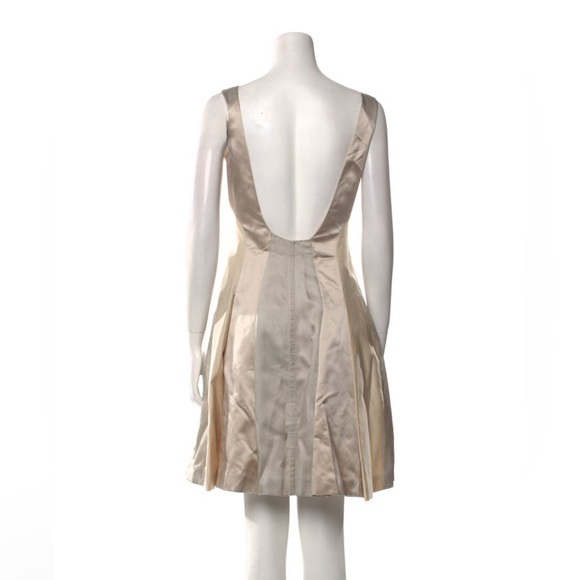 ***SOLD*** Prada Ivory Silk Dress - Picture 3 of 7